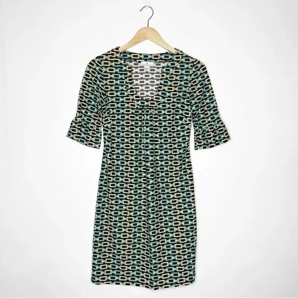 Jude Connally Geometric Shift Dress Size Small - Picture 1 of 6